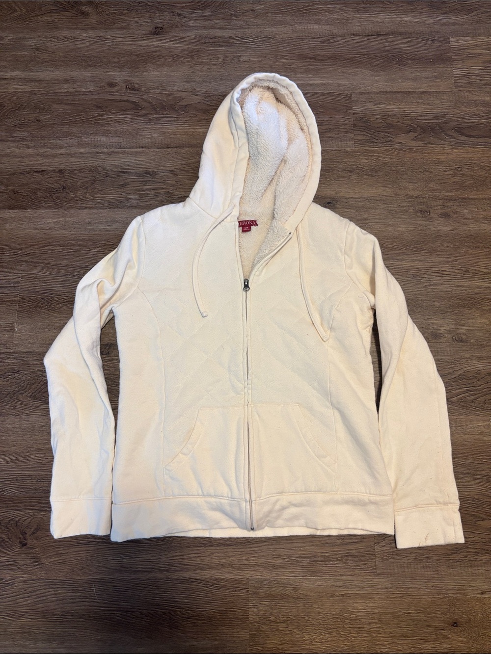 women’s fur lined zip up hoodie